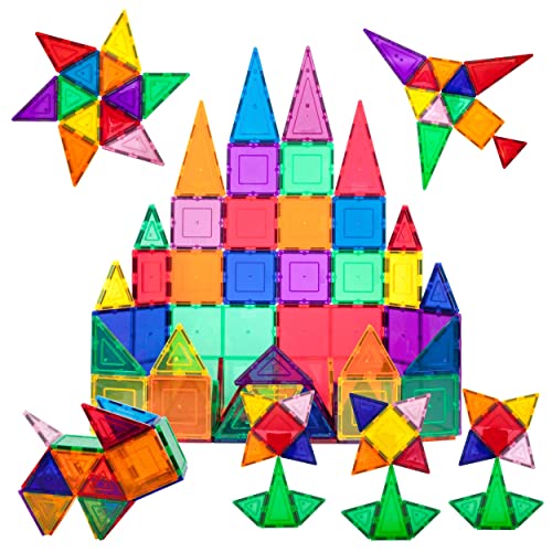 PicassoTiles 60pcs Magnetic Building Blocks - Inspire Creativity
