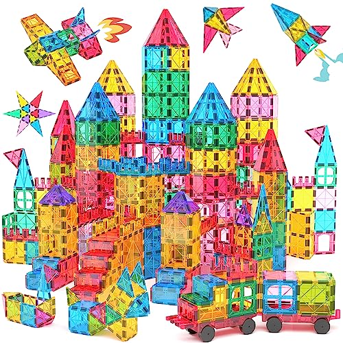 Magnetic Tile Building Set for Toddlers and Kids