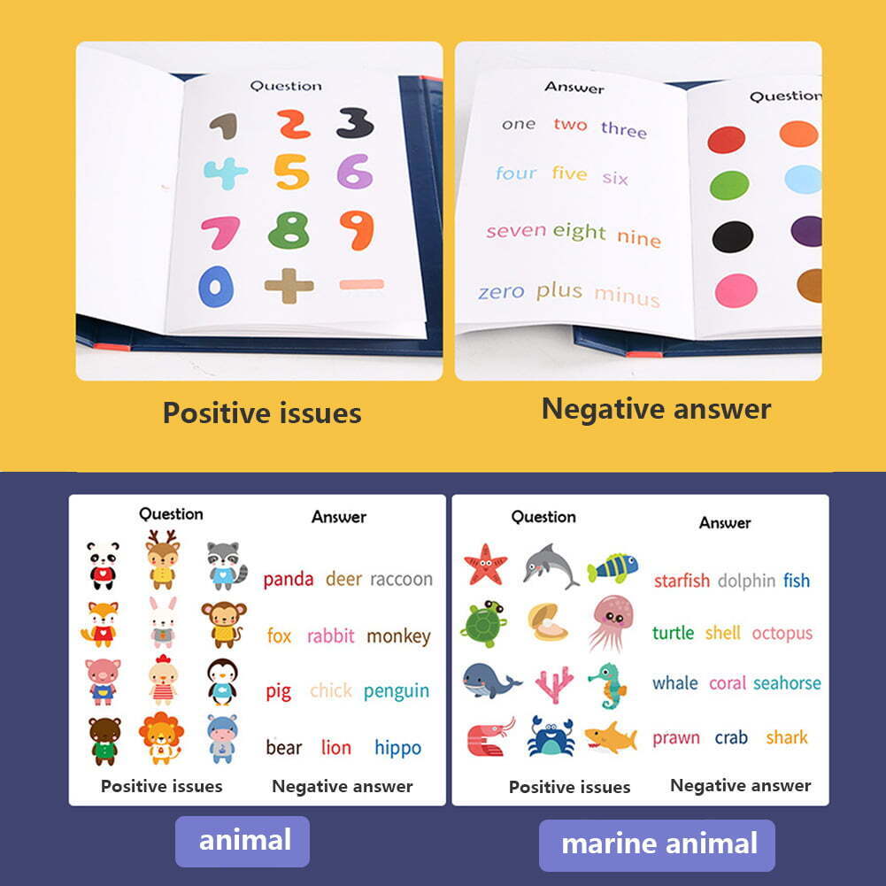 Kids' Magnetic Book with 8 Categories of Basic Knowledge