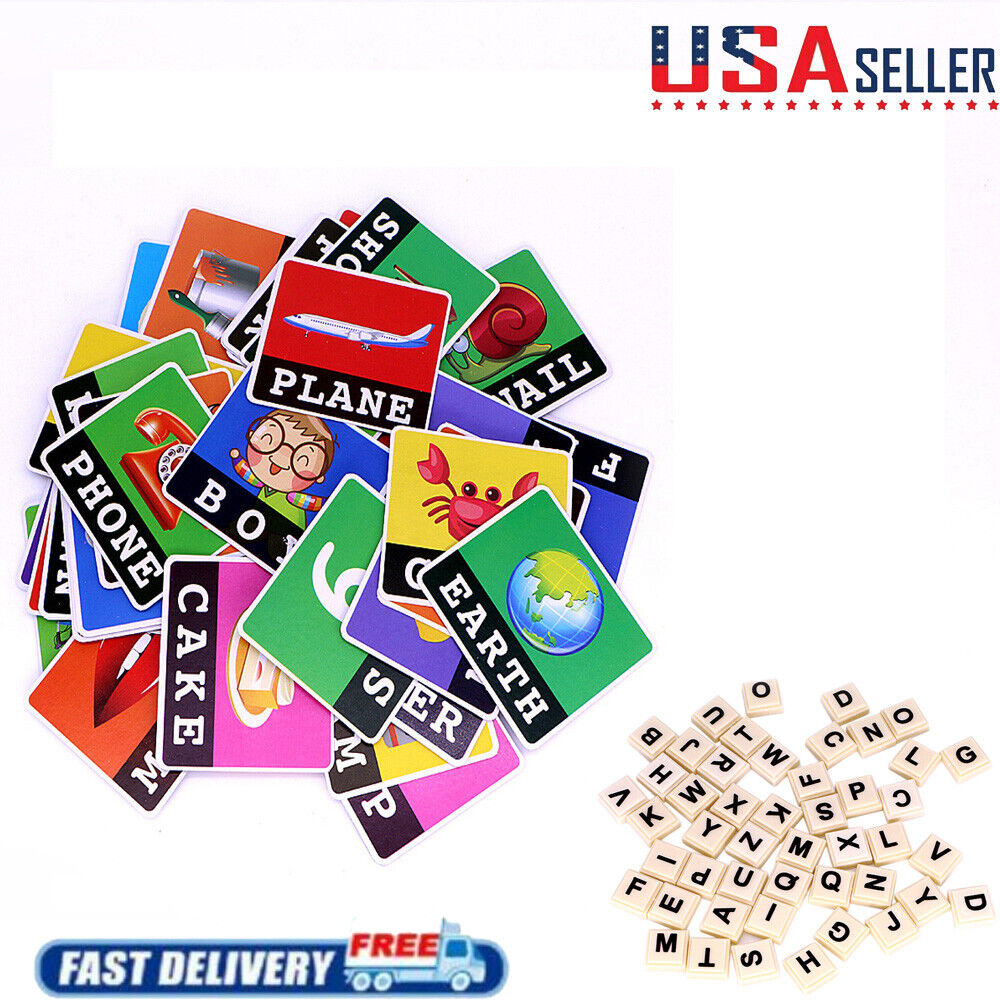 Scrabble Card Set - Educational Alphabet Toy