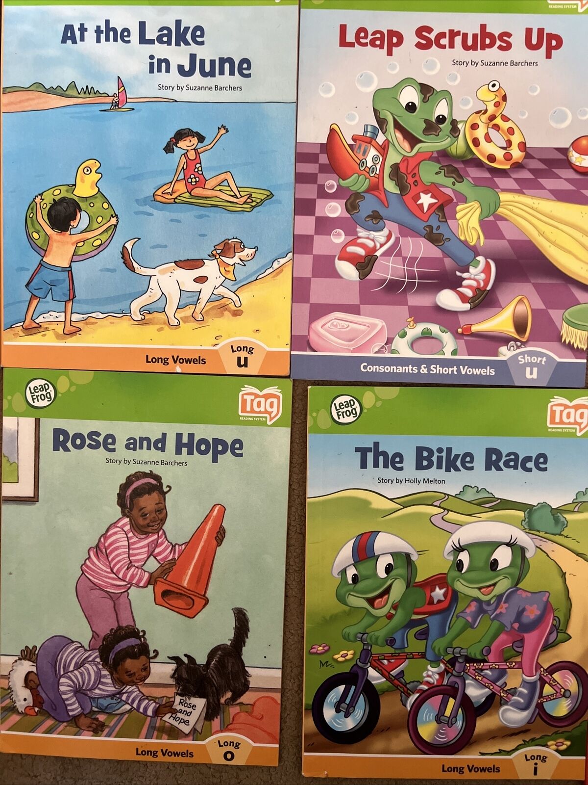 12 Leap Frog Leap Reader Tag Interactive Reading Books - Bike Race