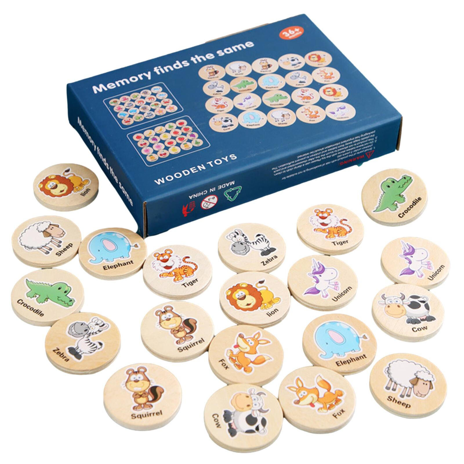 Montessori Memory Matching Chess Educational Game