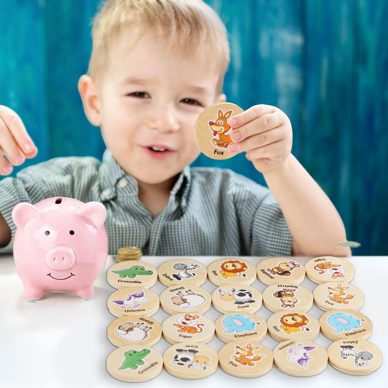 Montessori Memory Matching Chess Educational Game