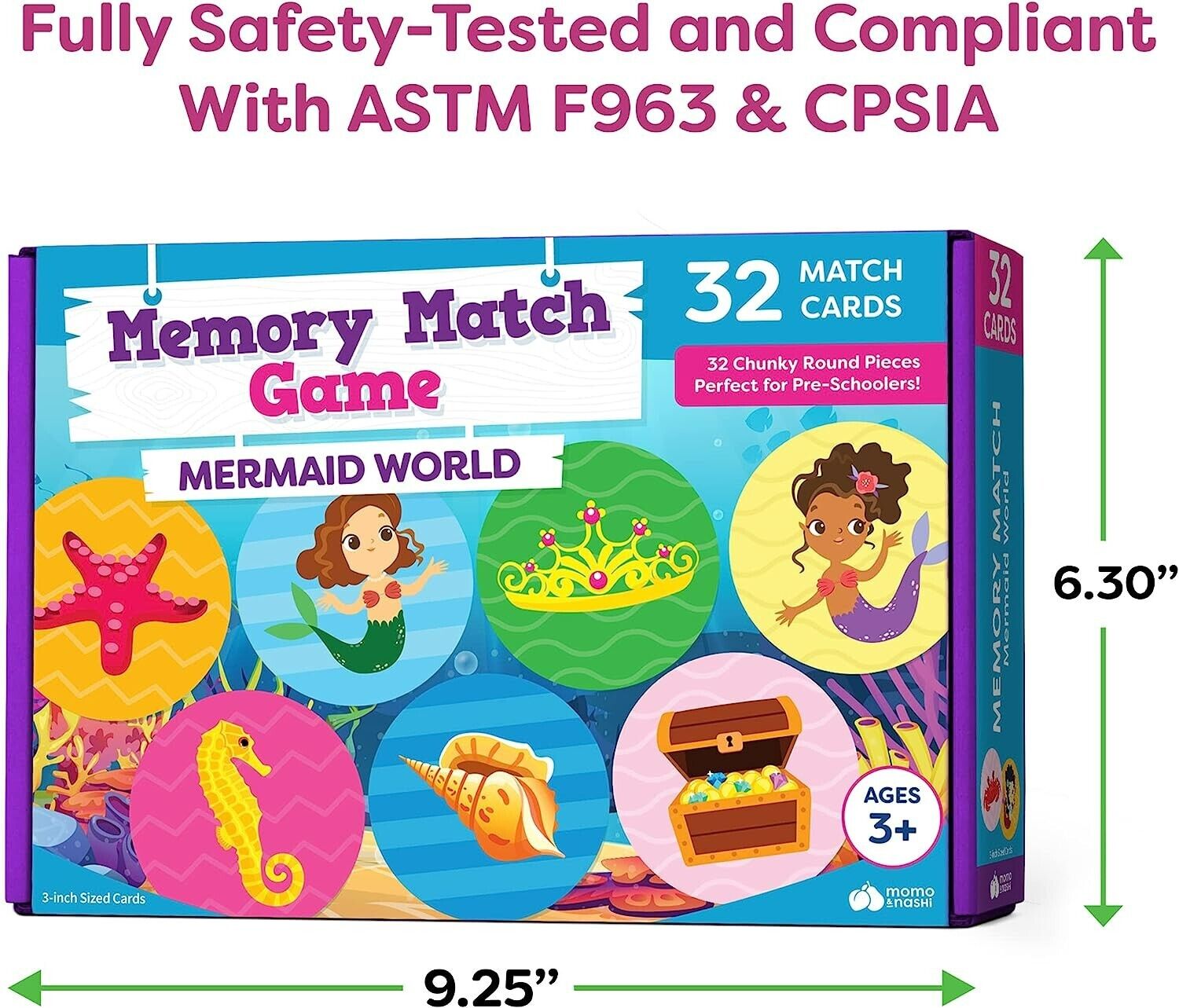 Kids' Matching Memory Game - 32pc Preschool Toys