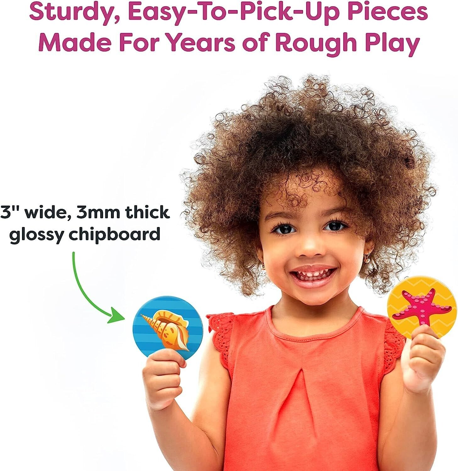 Kids' Matching Memory Game - 32pc Preschool Toys