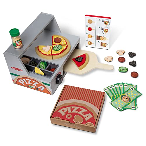 Melissa & Doug Pizza Counter Play Set - 41 pcs