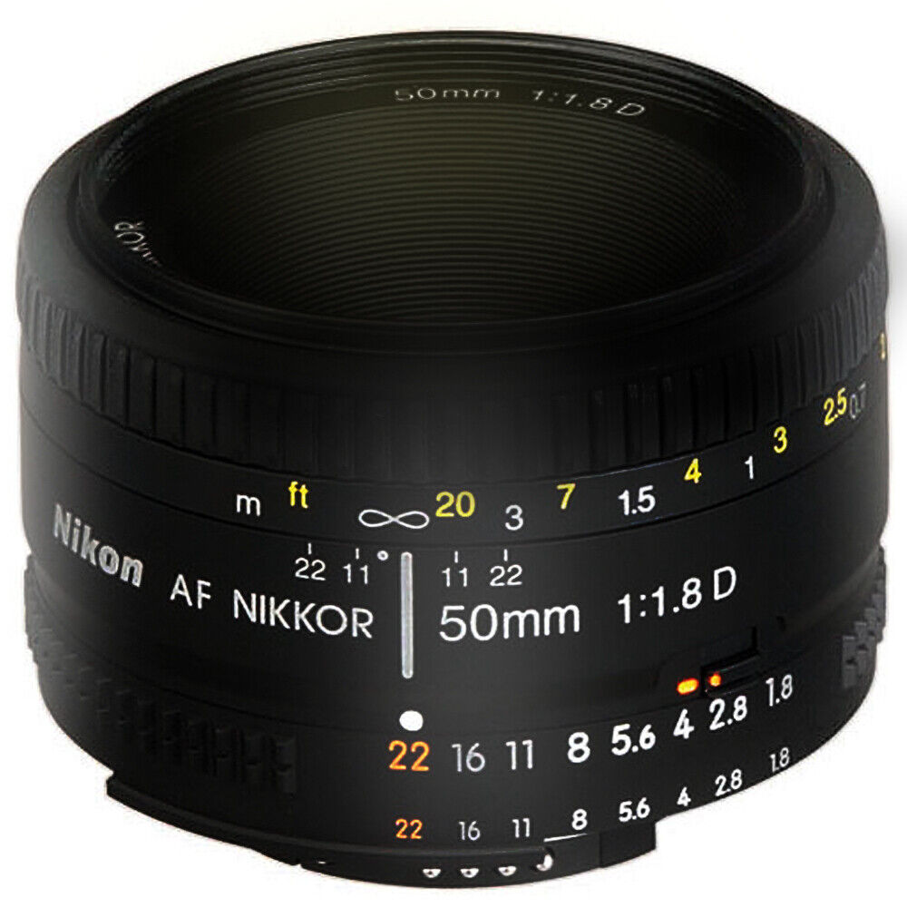 Nikon AF 50mm f/1.8D Lens with Bundle