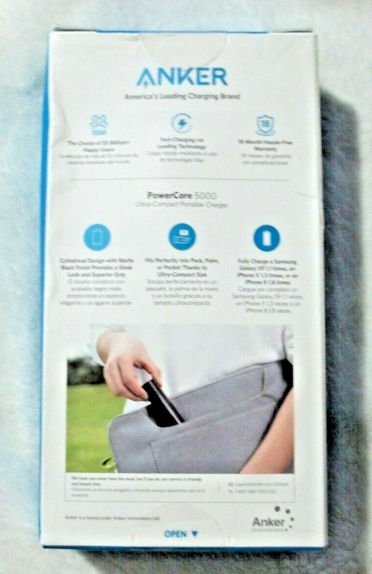 Ultra-Compact 5000mAh Power Bank for Smartphones