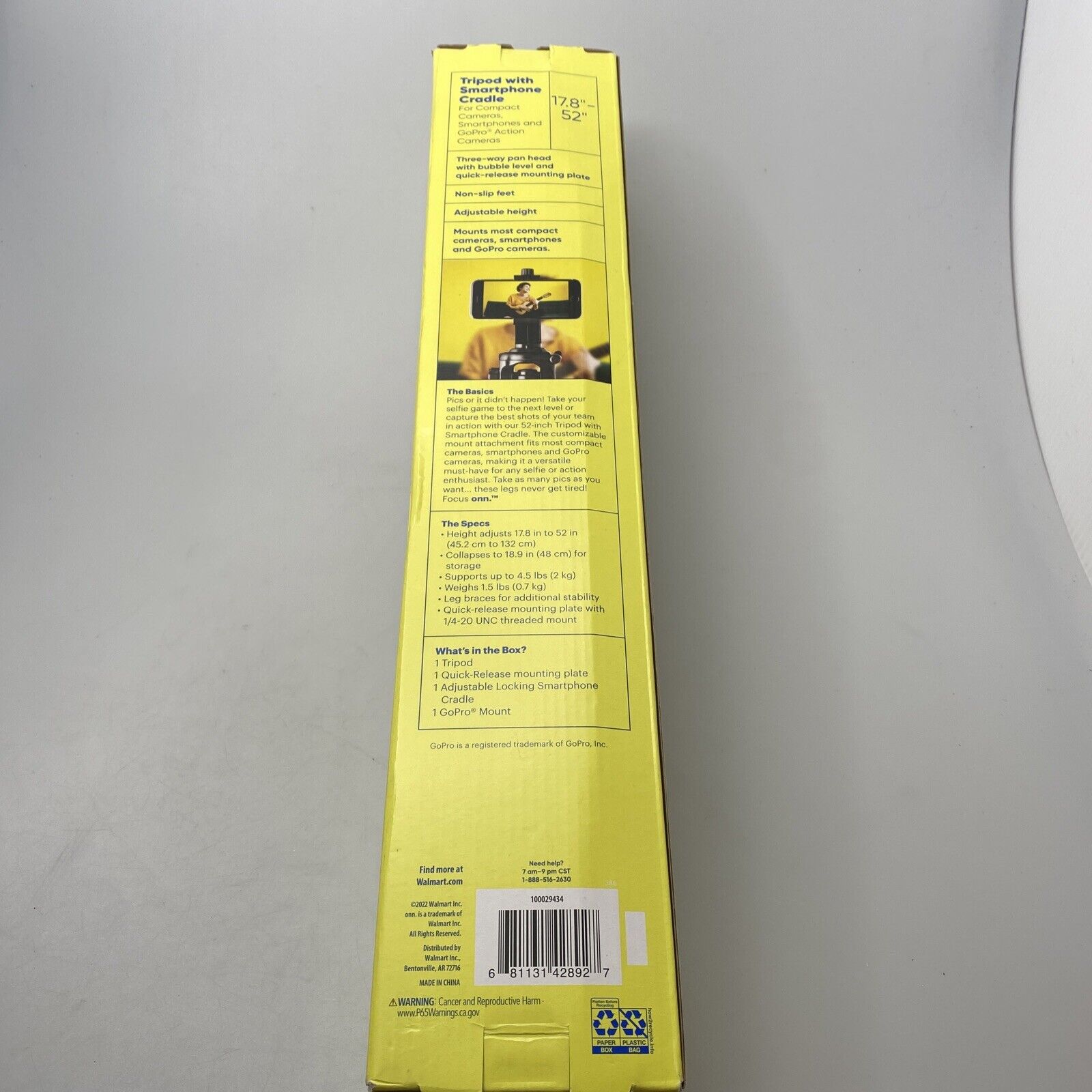 Aluminum Tripod for Cameras and Smartphones