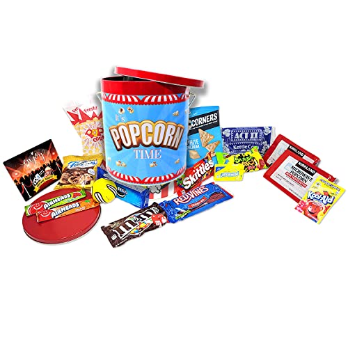Movie Night Gift Basket with Full-Size Candy Variety