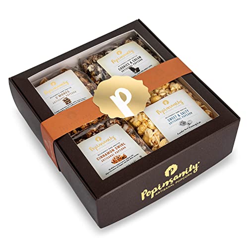 Gourmet Popcorn Gift Set with 4 Flavors