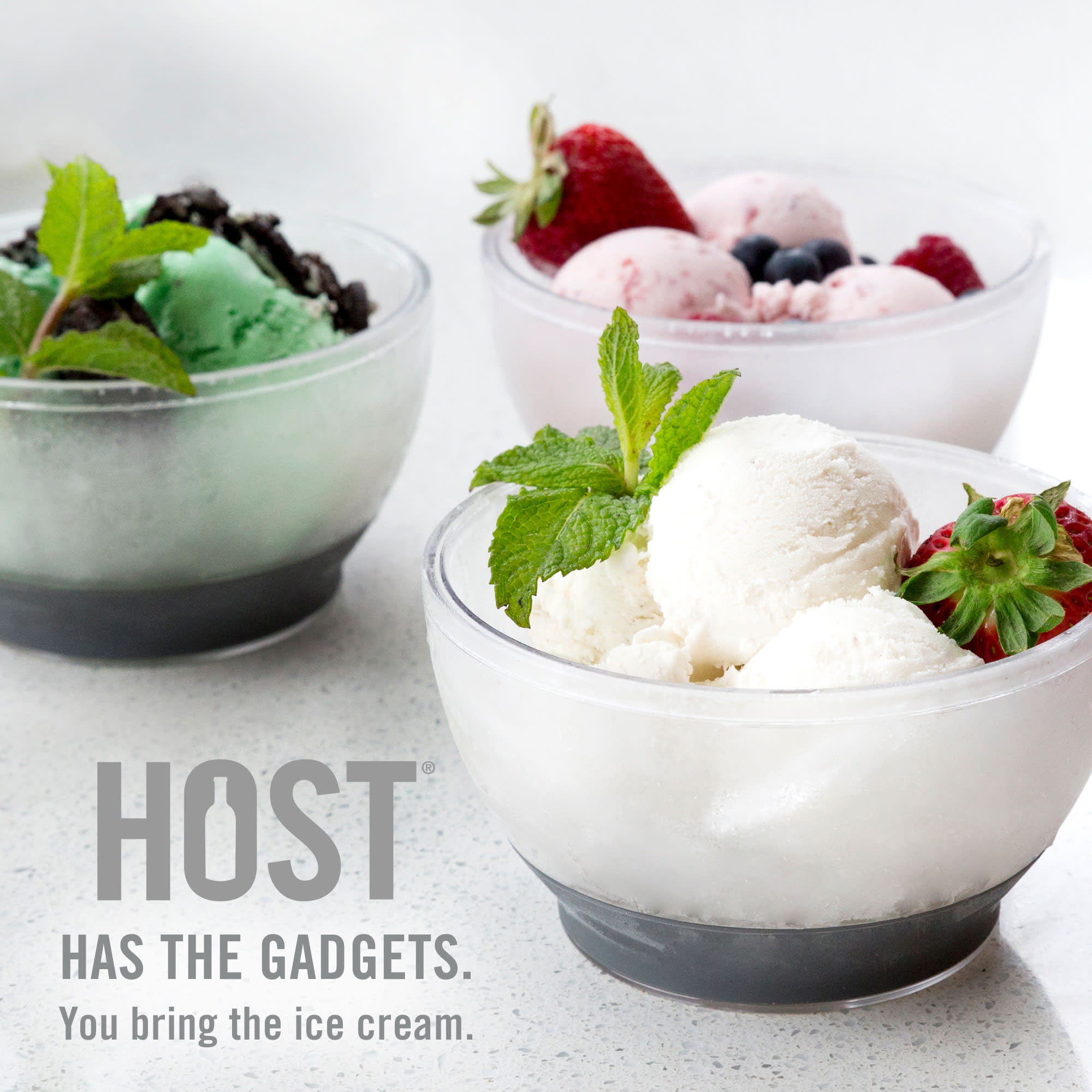 Double Insulated Host Ice Cream Bowl