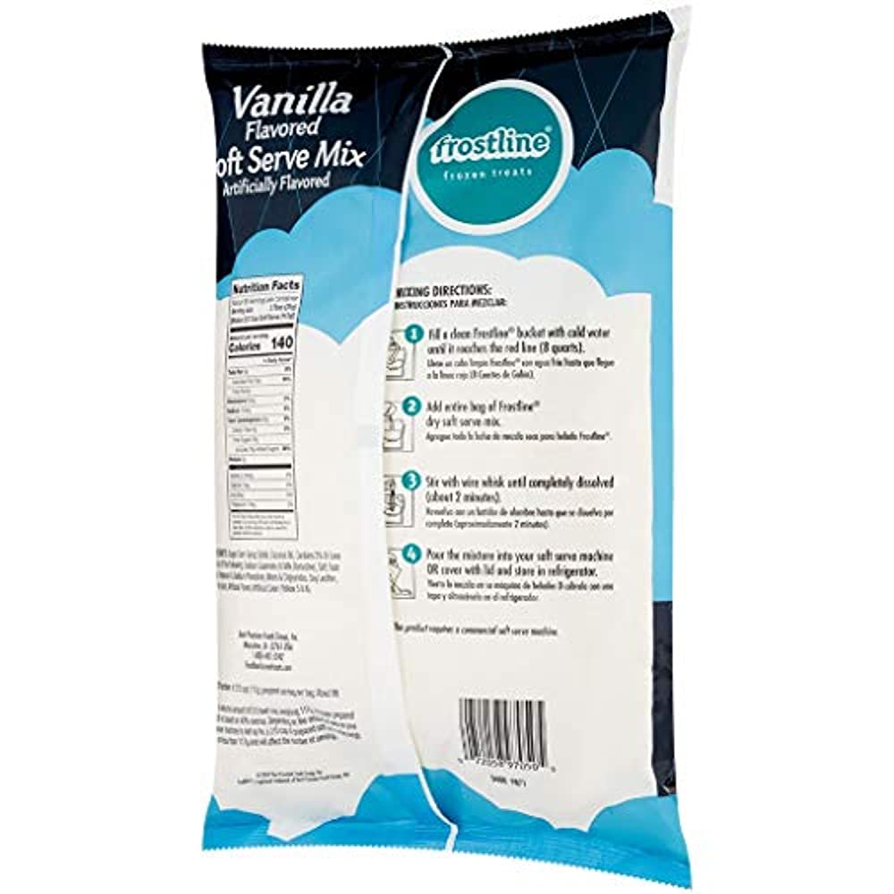 Frostline Vanilla Soft Serve Ice Cream Mix, 6 Pounds
