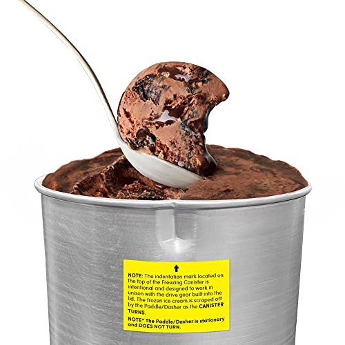 4 Quart Electric Ice Cream Maker with Recipe Booklet