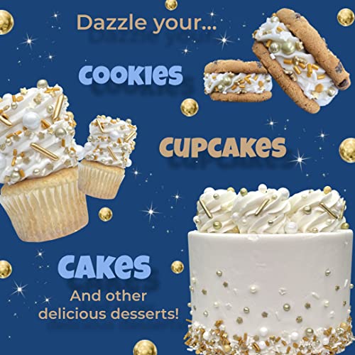 Assorted Edible Sprinkles for Ice Cream and Cake