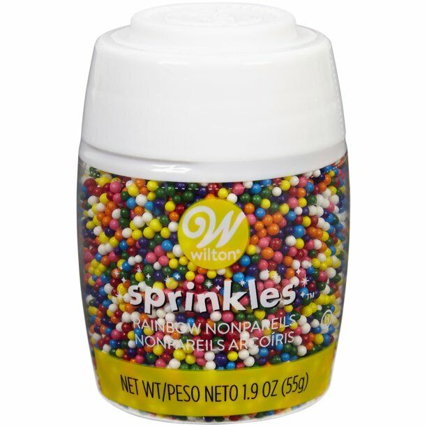 Rainbow Nonpareil Sprinkles for Desserts, Cakes & Cupcakes