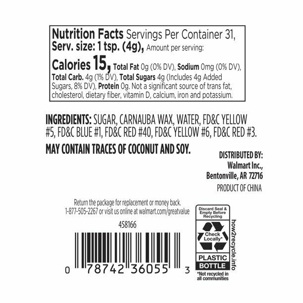 Sparkling Sugar Sprinkle Mix - 4 Colors, 4.37oz