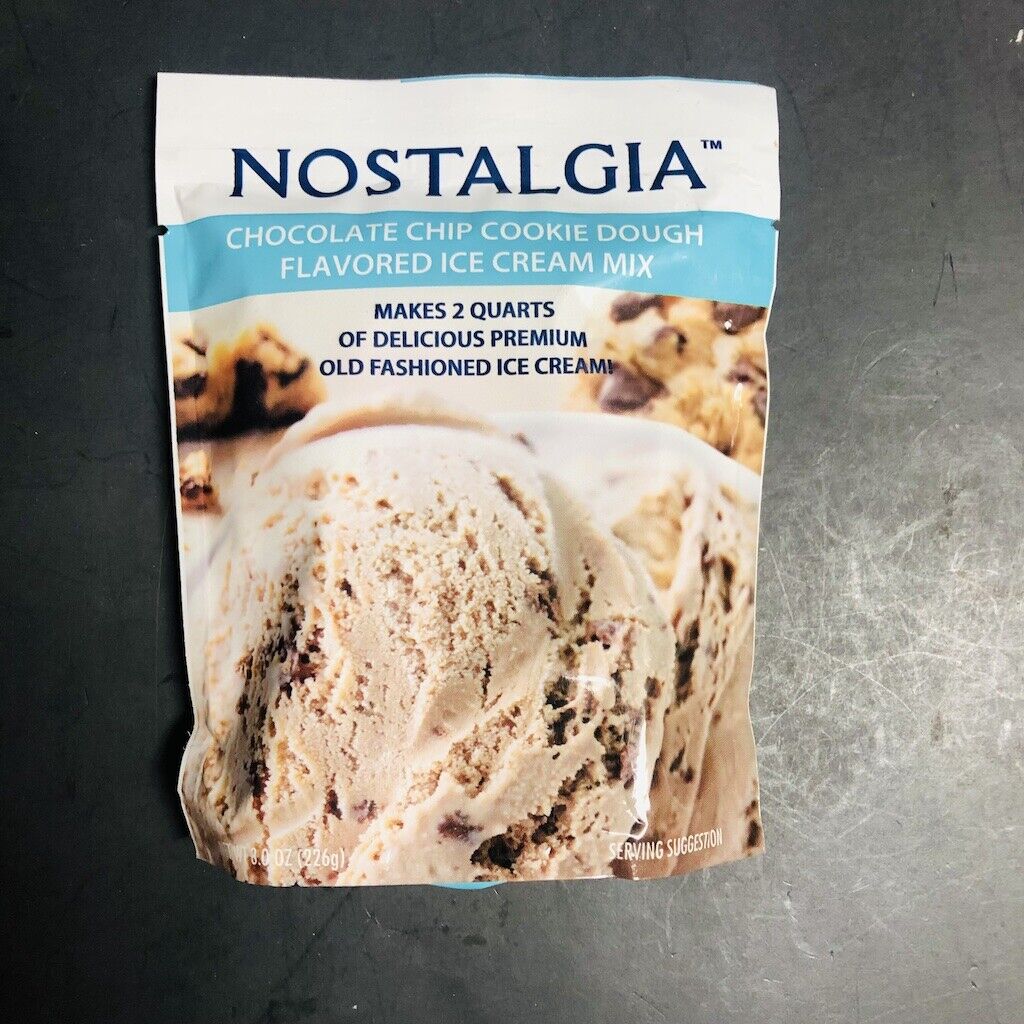 Old-Fashioned Chocolate Chip Cookie Dough Ice Cream Mix