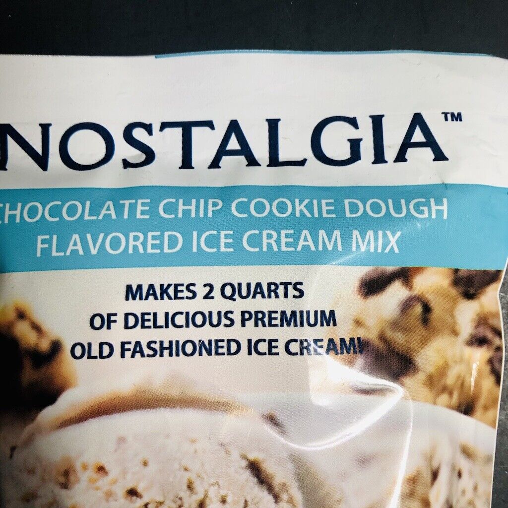 Old-Fashioned Chocolate Chip Cookie Dough Ice Cream Mix