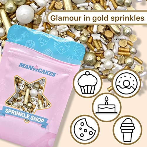 Assorted Edible Sprinkles for Ice Cream and Cake