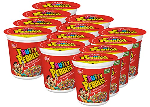 Portable Post Fruity Pebbles Cereal Cups (12-pack)