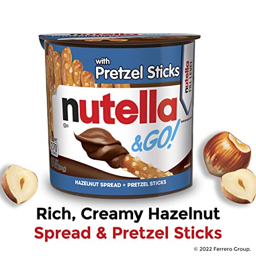 Bulk 24 Pack Nutella & Pretzel Snack Packs
