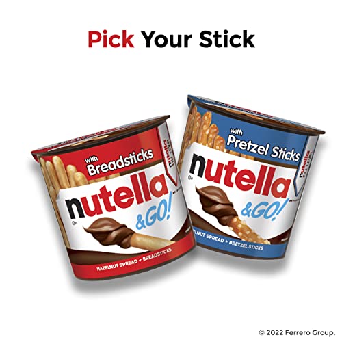Bulk 24 Pack Nutella & Pretzel Snack Packs
