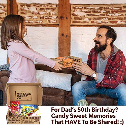 50th Birthday Retro Candy Gift Basket