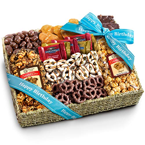 Birthday Chocolate Caramel Crunch Gift Basket