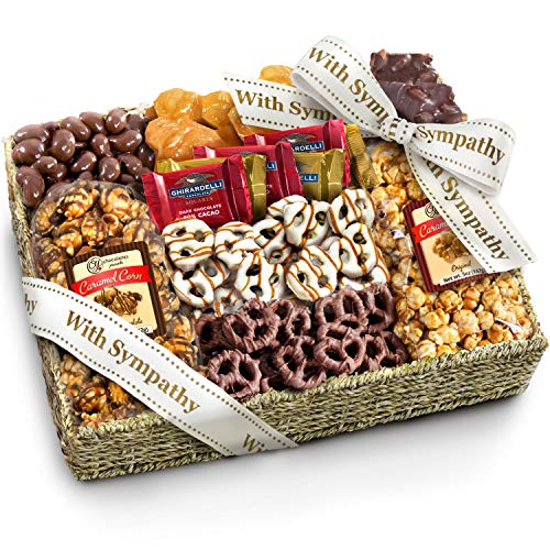 Sympathy Caramel & Crunch Chocolate Gift Basket
