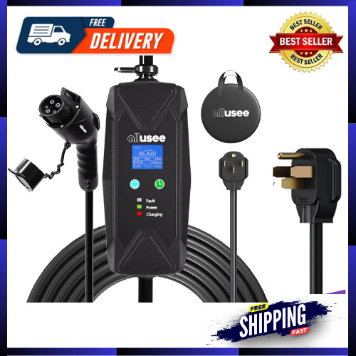 Portable 9.6KW Level 2 EV Charger with J1772