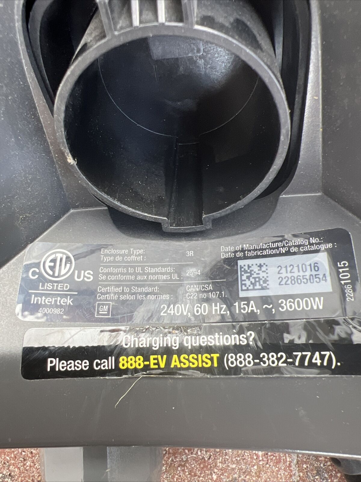 Chevy Bolt Volt EV Wall Charger OEM Genuine