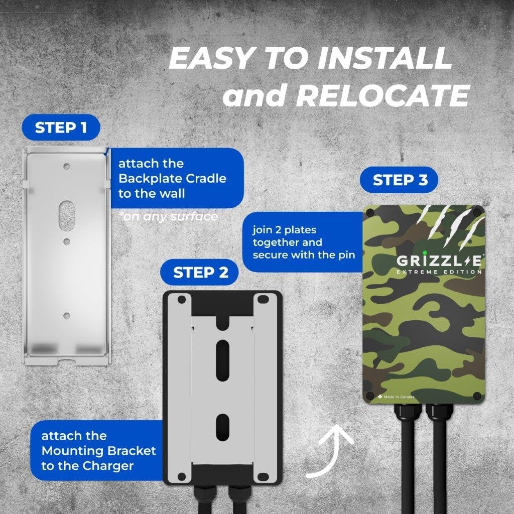40 Amp Level 2 EV Charger, UL Certified - Indoor/Outdoor