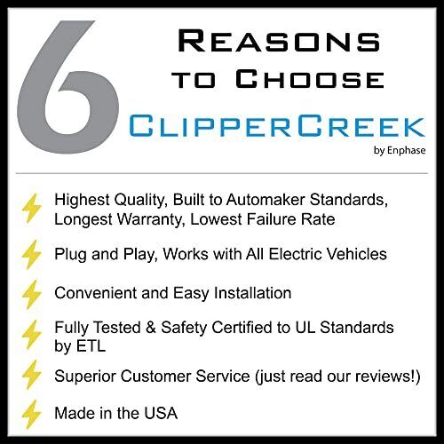 ClipperCreek Level 2 32A EV Charger with NEMA 14-50 Plug