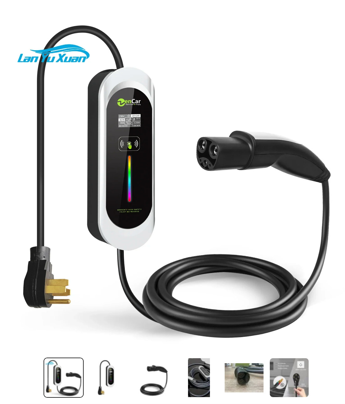 2023 ZENCAR Tesla Charger 40A Fast Portable EV