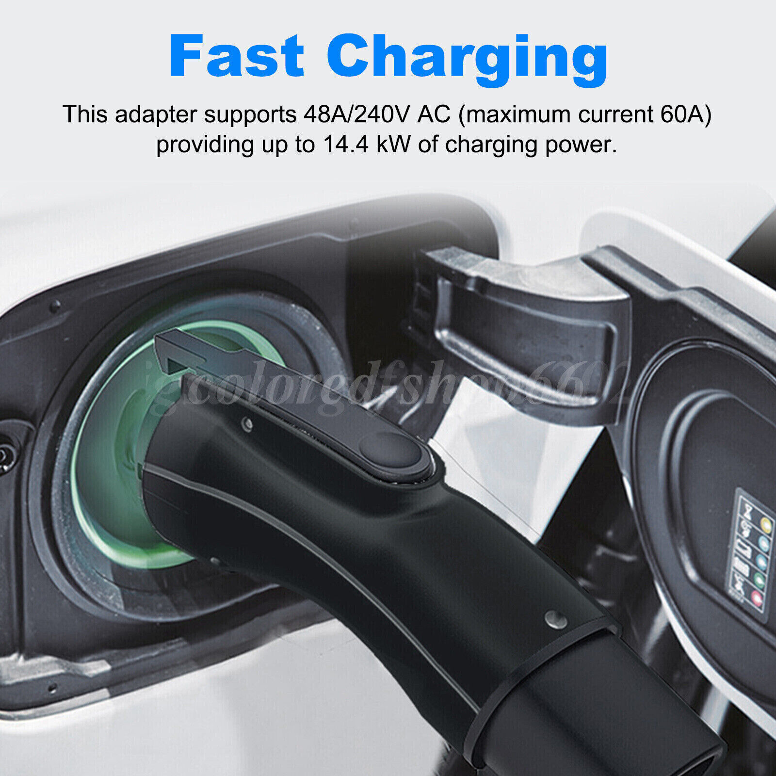 Tesla to J1772 Adapter 60A 250V EV Charger