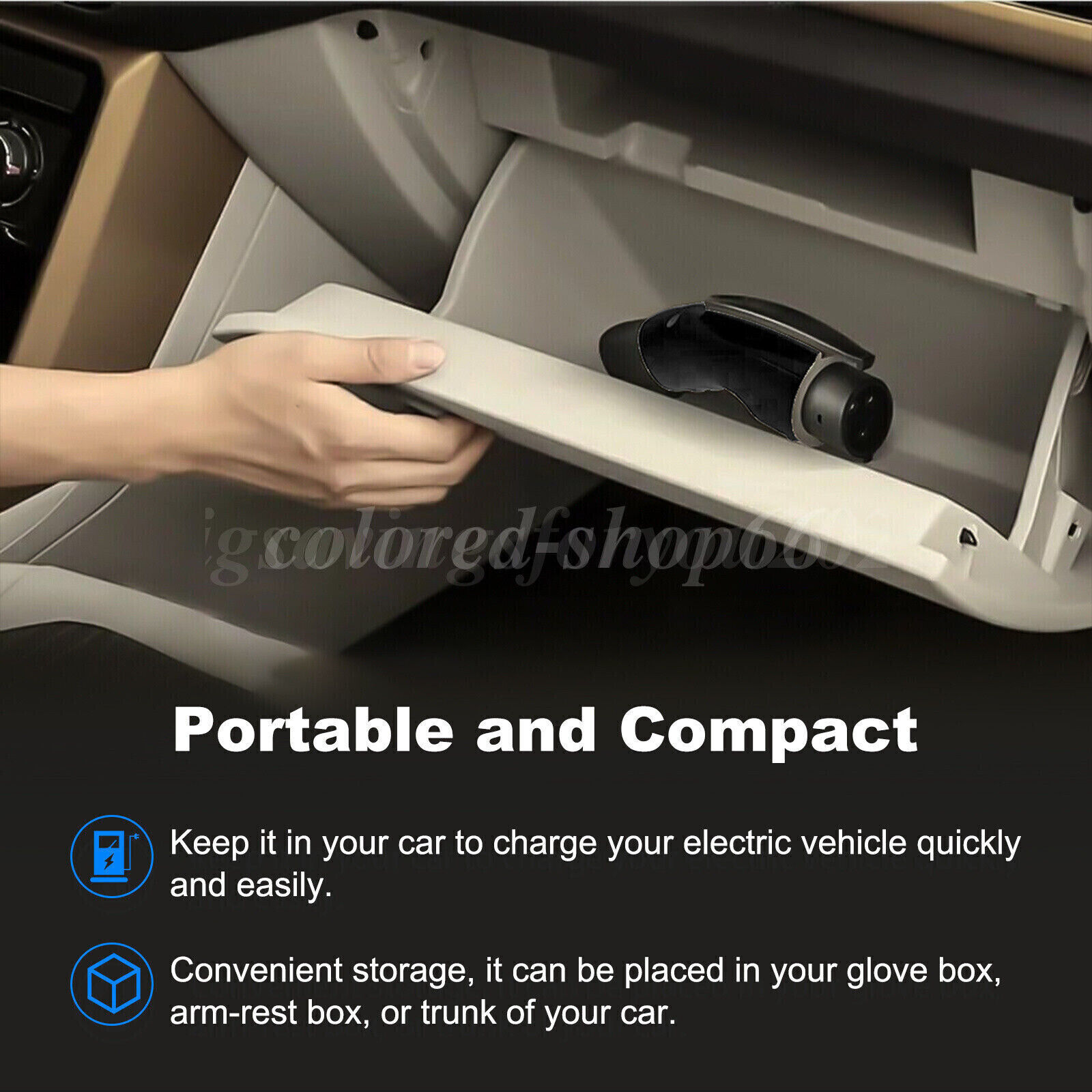 Tesla to J1772 Adapter 60A 250V EV Charger