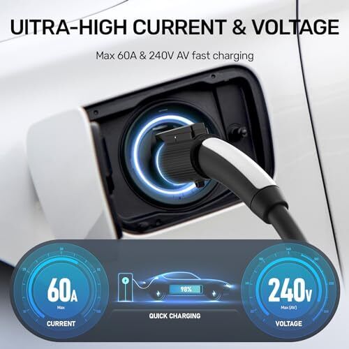 TES to J1772 Adapter: 60 Amp, 240V Universal Compatibility