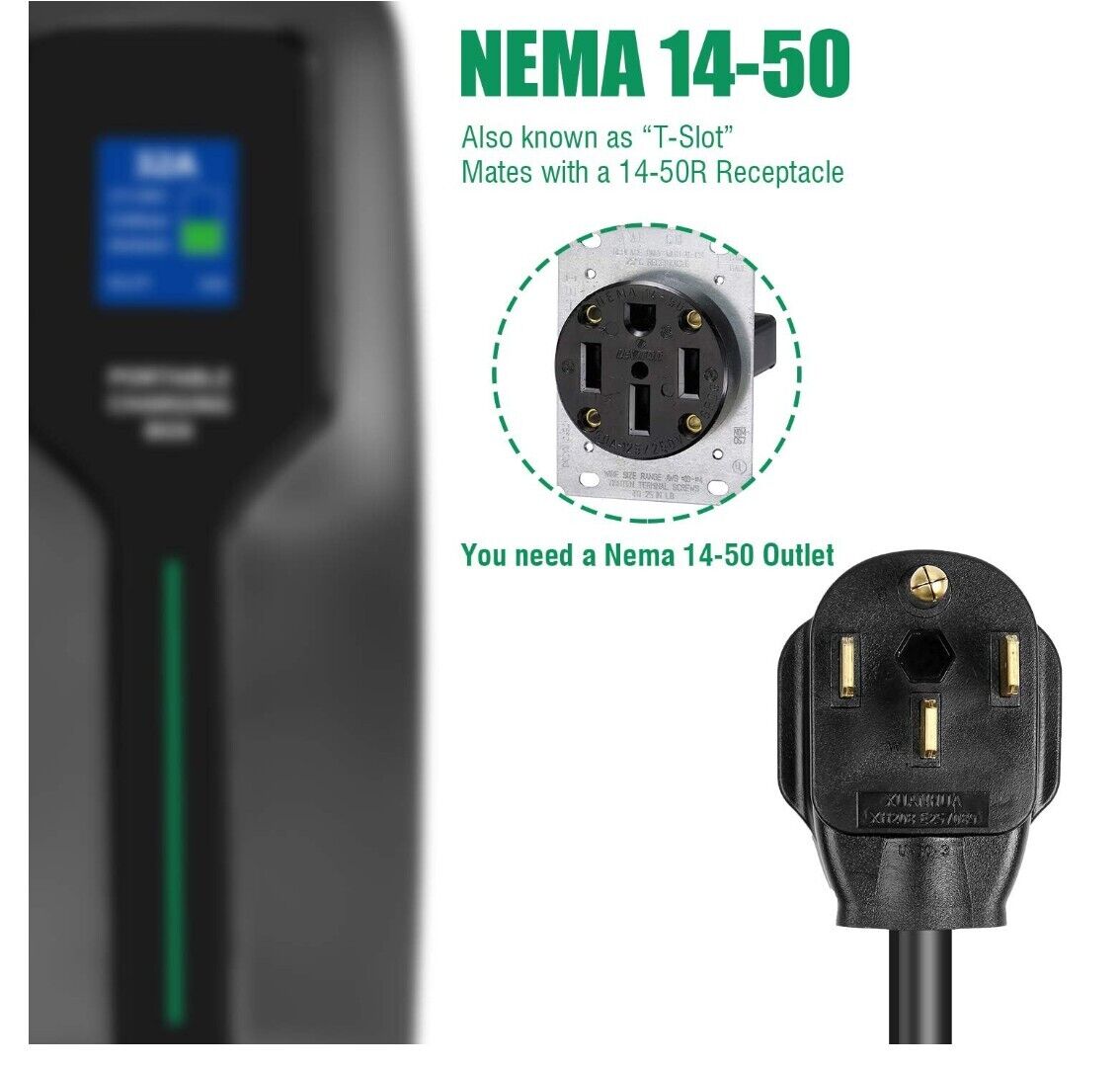 240V 32A Level 2 Electric Car Fast Charger