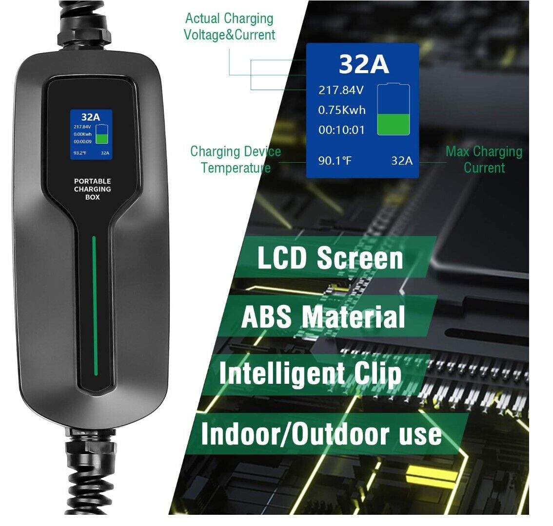 240V 32A Level 2 Electric Car Fast Charger