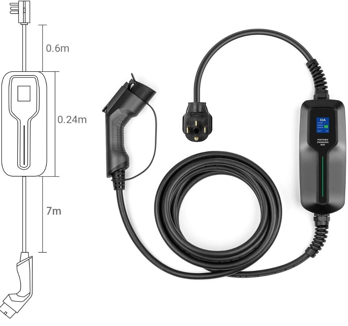 240V 32A Level 2 Electric Car Fast Charger