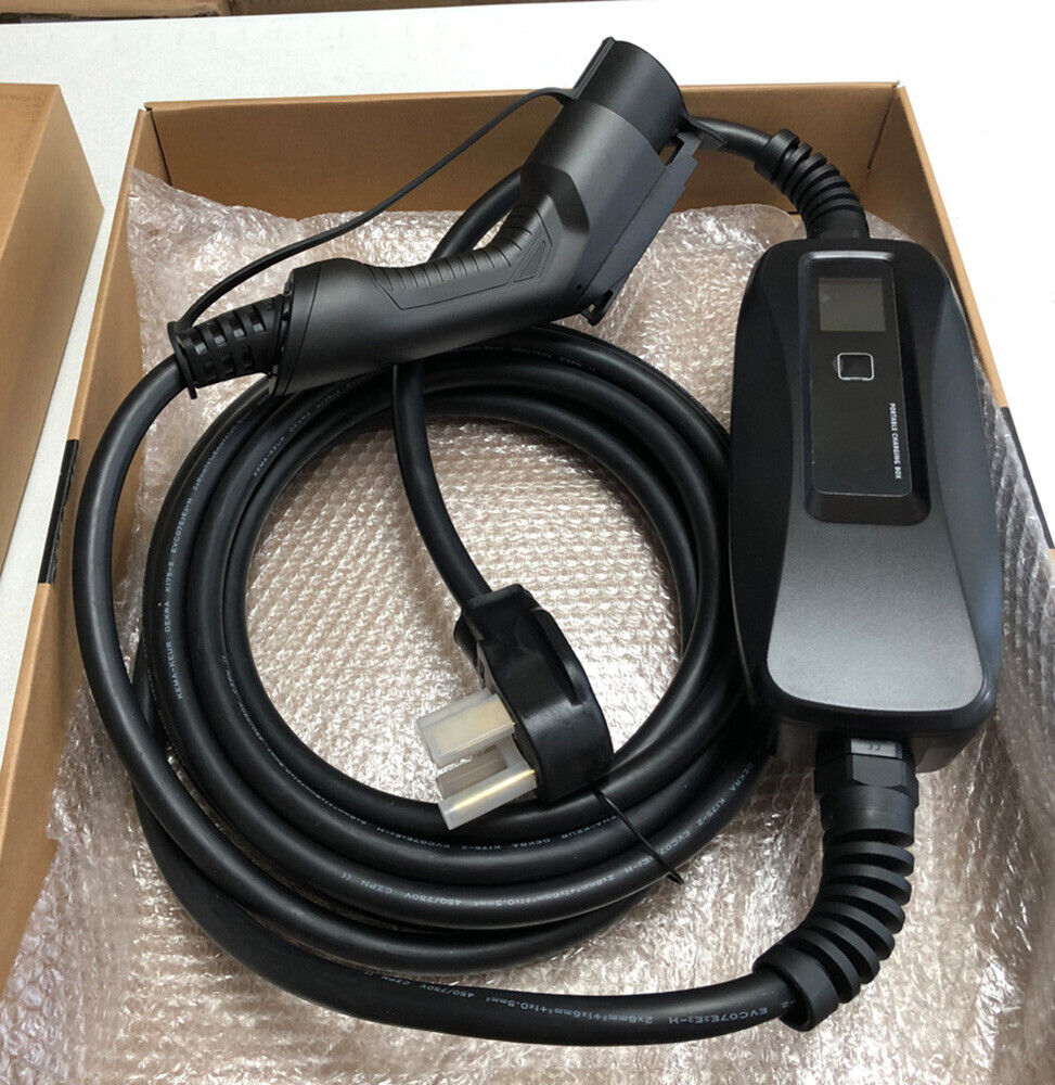 Portable Type1 EV Fast Charger 7.6KW 16/24/32/40A Cable
