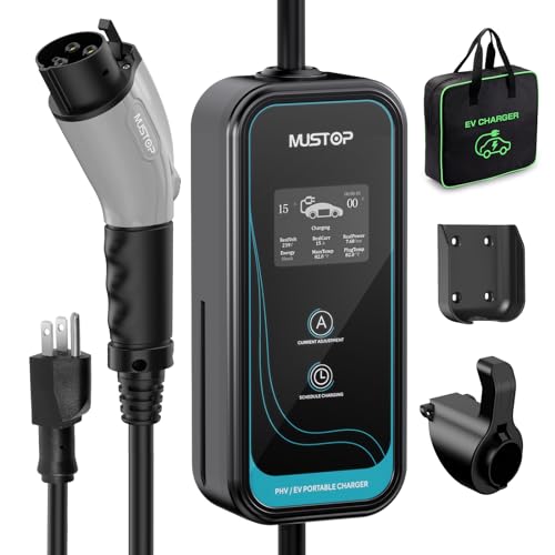 mustop EV Charger Level 1 for Home Charging