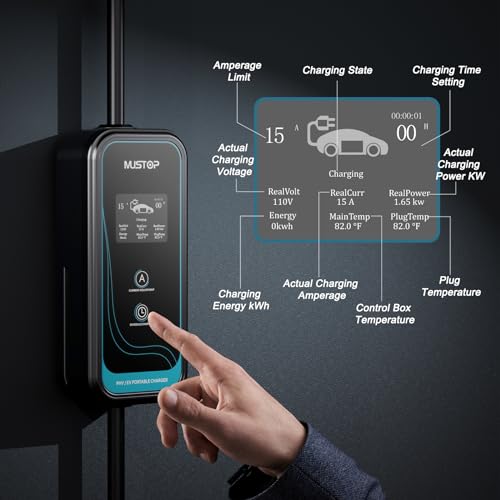 mustop EV Charger Level 1 for Home Charging