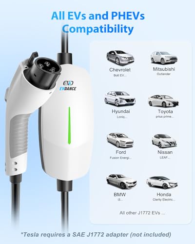 Portable EVDANCE Level 1 & 2 EV Charger