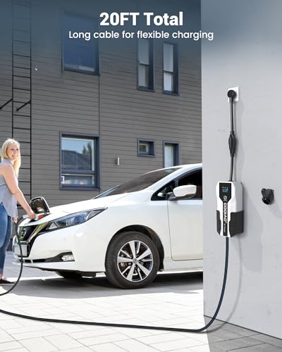 Portable Level 1+2 EV Charger - ETL Certified, 16A