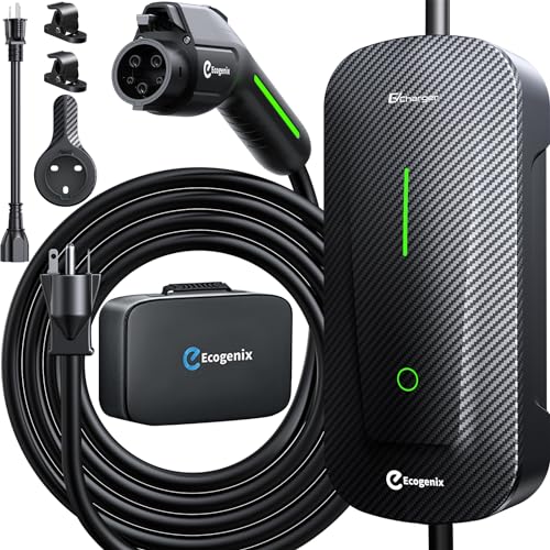 Portable Carbon Fiber EV Charger (Level 1+2, 16Amp)