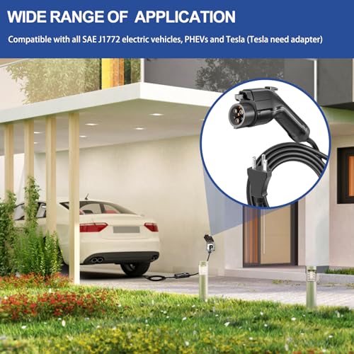 EVJUICION Level 1-2 EV Charger 16Amp 3.84kW 110V-240V
