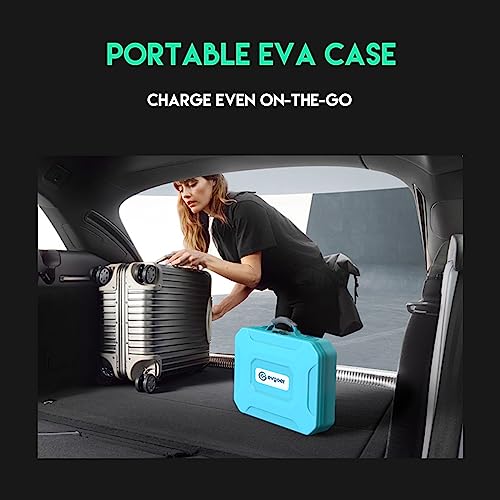 EV Charger: Level 2 & Level 1, 32Amp 110V-240V with Timer