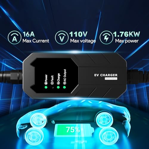 MEGEAR Level 1 EV Charger 16A 25FT Cable